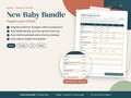 New Baby Bundle: pregnancy planner and kids health record, English and Spanish