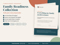 Family Readiness Collection: four organizers in one download, English and Spanish