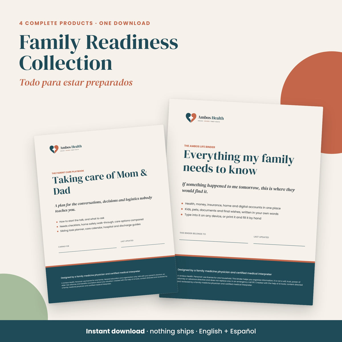 Family Readiness Collection overview